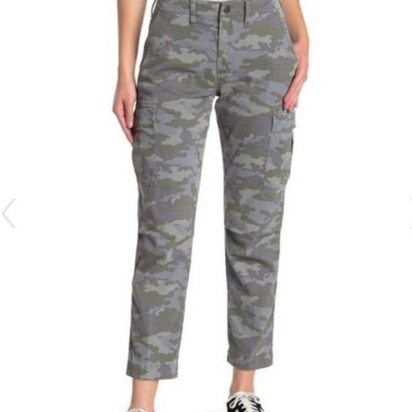 Hudson Jeans | Pants & Jumpsuits | Hudson Jeans Jane Slim Camo Cargo ...